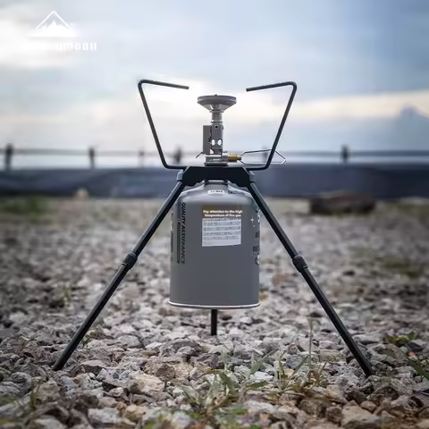 [Stove Accessory] Campingmoon BKZ01; Smart Backpacking Stove Stand with Upper Support Trivet