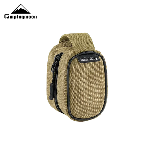 [Stove Accessory] Campingmoon XD-2F-B; Outdoor Multifunctional Mini Storage Bag Small Item Stove Storage Bags Detachable Liner Canvas Bags