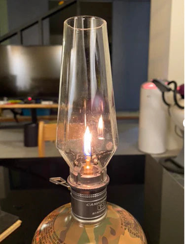 [Heater & Lantern] Campingmoon T-1; Camping Gas Lantern with Wooden Lantern Case