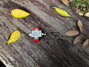 [Accessory] Campingmoon Z15; Gas Canister Refill Adapter, Portable Outdoor Gas Saver Lindal Valve Canister Shifter, Camping Canister Vent Valve