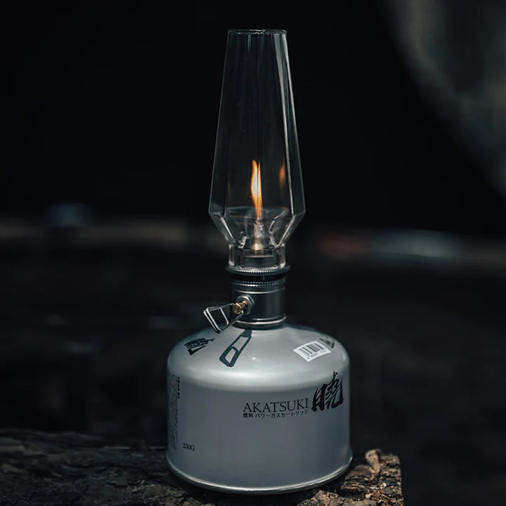 [Heater & Lantern] Campingmoon T-1; Camping Gas Lantern with Wooden Lantern Case