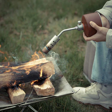 [Camping Torch] Campingmoon MT-3915-OD; Cooking Torch with Flame Control for BBQ & Campfire, (Isobutane)
