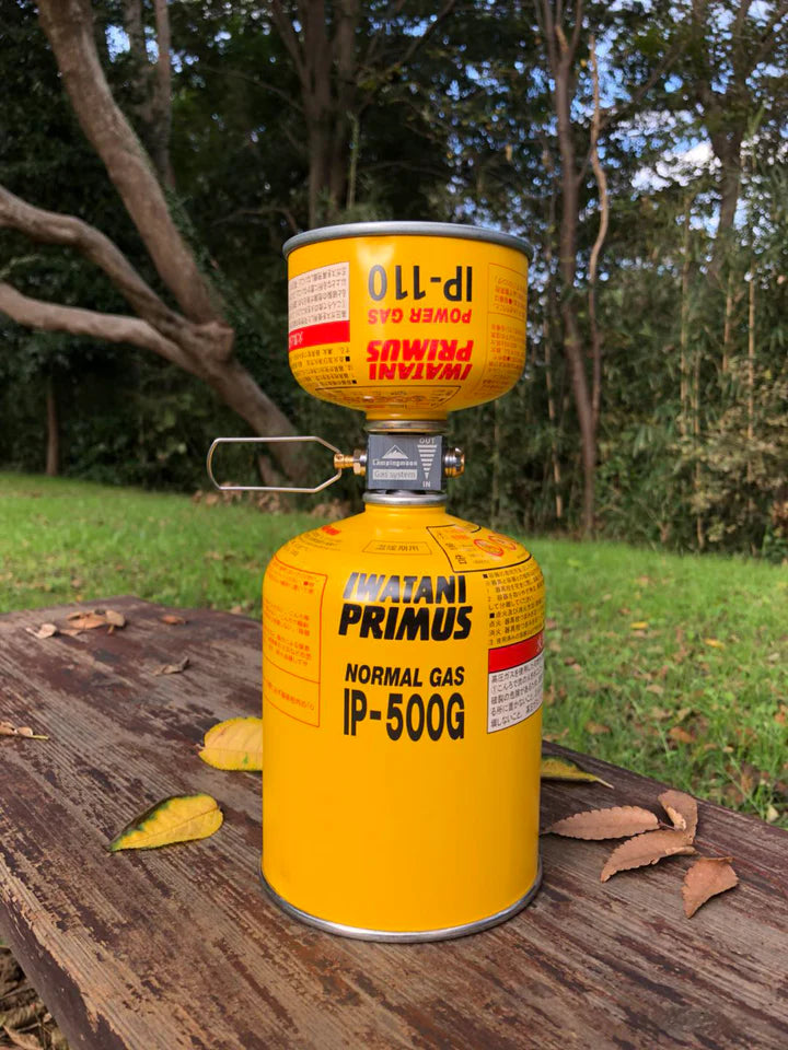 [Accessory] Campingmoon Z15; Gas Canister Refill Adapter, Portable Outdoor Gas Saver Lindal Valve Canister Shifter, Camping Canister Vent Valve