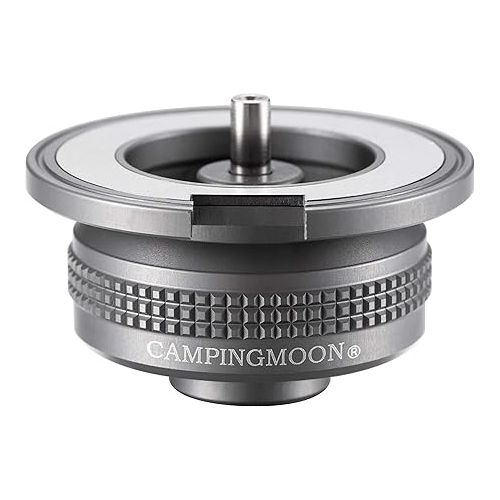 [Accessory] Campingmoon Z13M; OD Can to CB Gas Appliance Compatible Adapter Screw-in Magnetic Conversion Adapter for OD Cans CB Gas Converters Gas Tool Cassette Stove Compatible