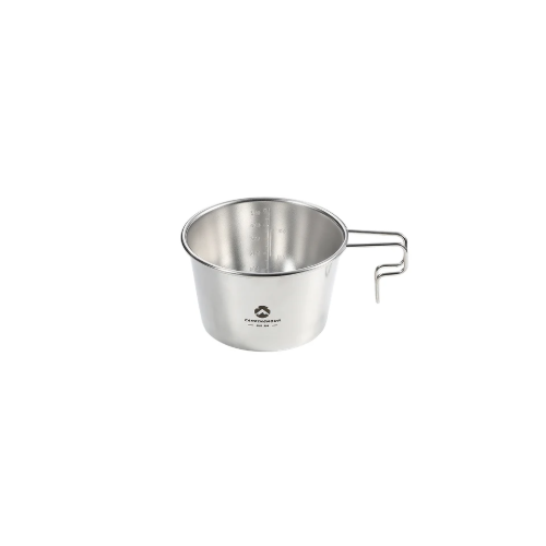 [Cookware] Campingmoon S369; Deep Sierra Cup 600ml Outdoor Camping Stainless Steel Sierra Cup Deep