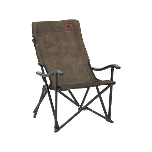 [Camping Chair] Campingmoon F-1003C-Black/Grey/Blue/Khaki/Brown; Foldable Chair Cotton Canvas Campfire Bonfire Open Fire Pits Camping Chair Low Style Chair