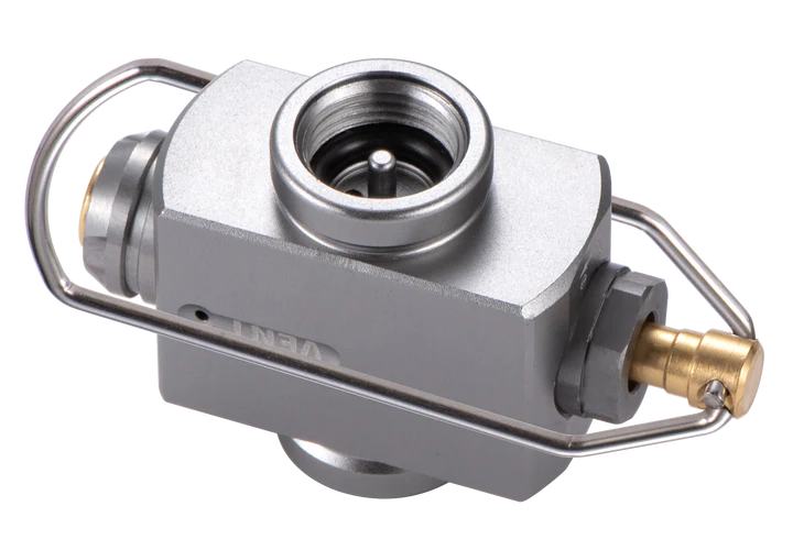 [Accessory] Campingmoon Z15; Gas Canister Refill Adapter, Portable Outdoor Gas Saver Lindal Valve Canister Shifter, Camping Canister Vent Valve