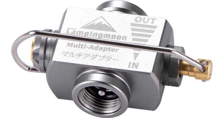 [Accessory] Campingmoon Z15; Gas Canister Refill Adapter, Portable Outdoor Gas Saver Lindal Valve Canister Shifter, Camping Canister Vent Valve