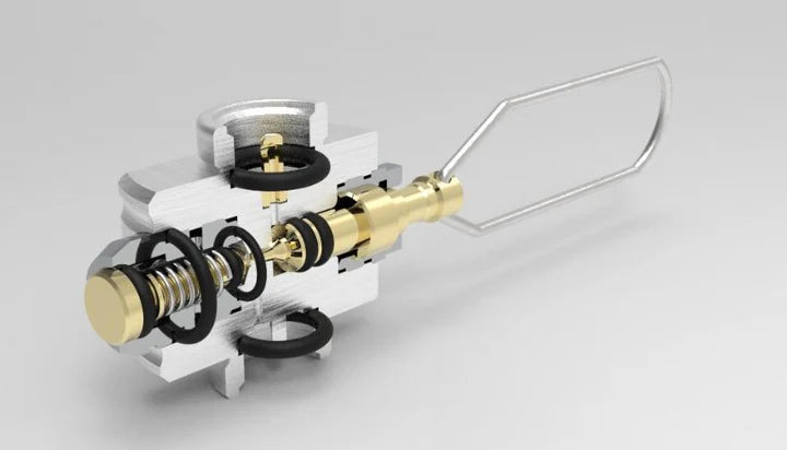 [Accessory] Campingmoon Z15; Gas Canister Refill Adapter, Portable Outdoor Gas Saver Lindal Valve Canister Shifter, Camping Canister Vent Valve