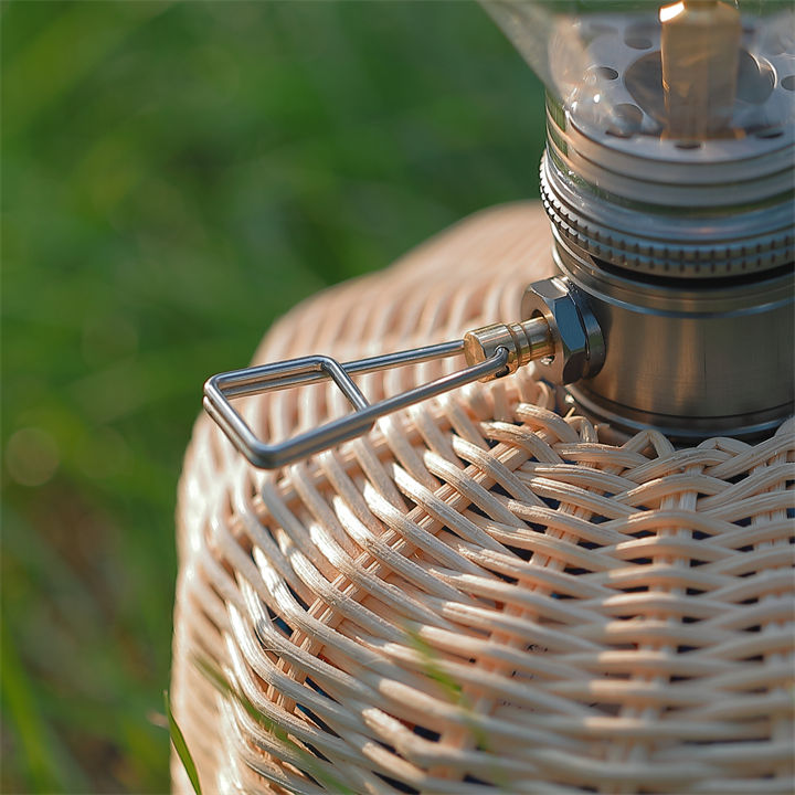 [Heater & Lantern] Campingmoon T-1; Camping Gas Lantern with Wooden Lantern Case