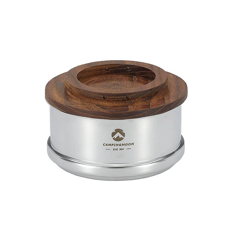 [Accessory] Campingmoon S-MG; Solid Wood Bowl Cover Black Walnut Lid
