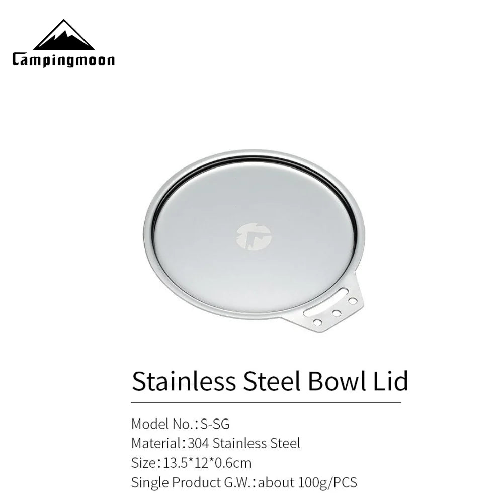 [Cookware Accessory] Campingmoon BKS-SG & S-SG; Sierra Cup Plate Cover For Sierra Cup BKS-220/ BKS-360